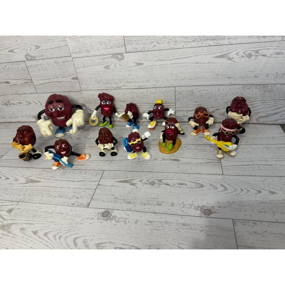 Vintage California Raisins Figures Applause Calrab 1980s Lot of 12 Collectibles - Picture 1 of 9